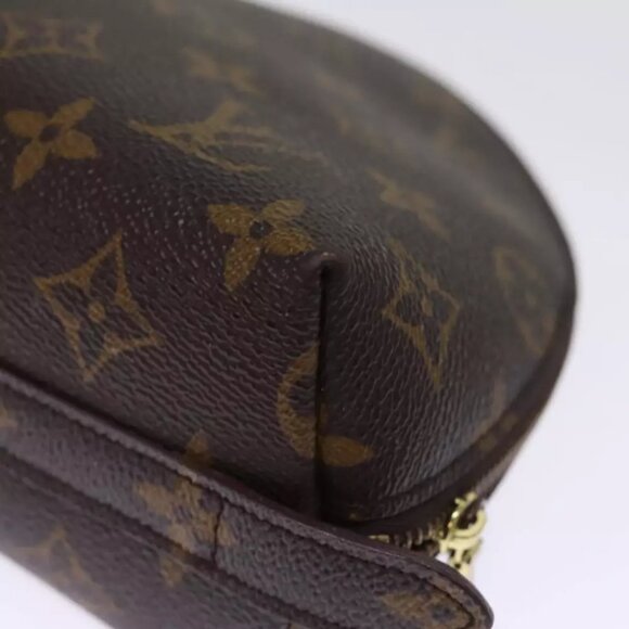 LOUIS VUITTON Monogram Trousse Demi Ronde Cosmetic Pouch - Picture 9 of 15